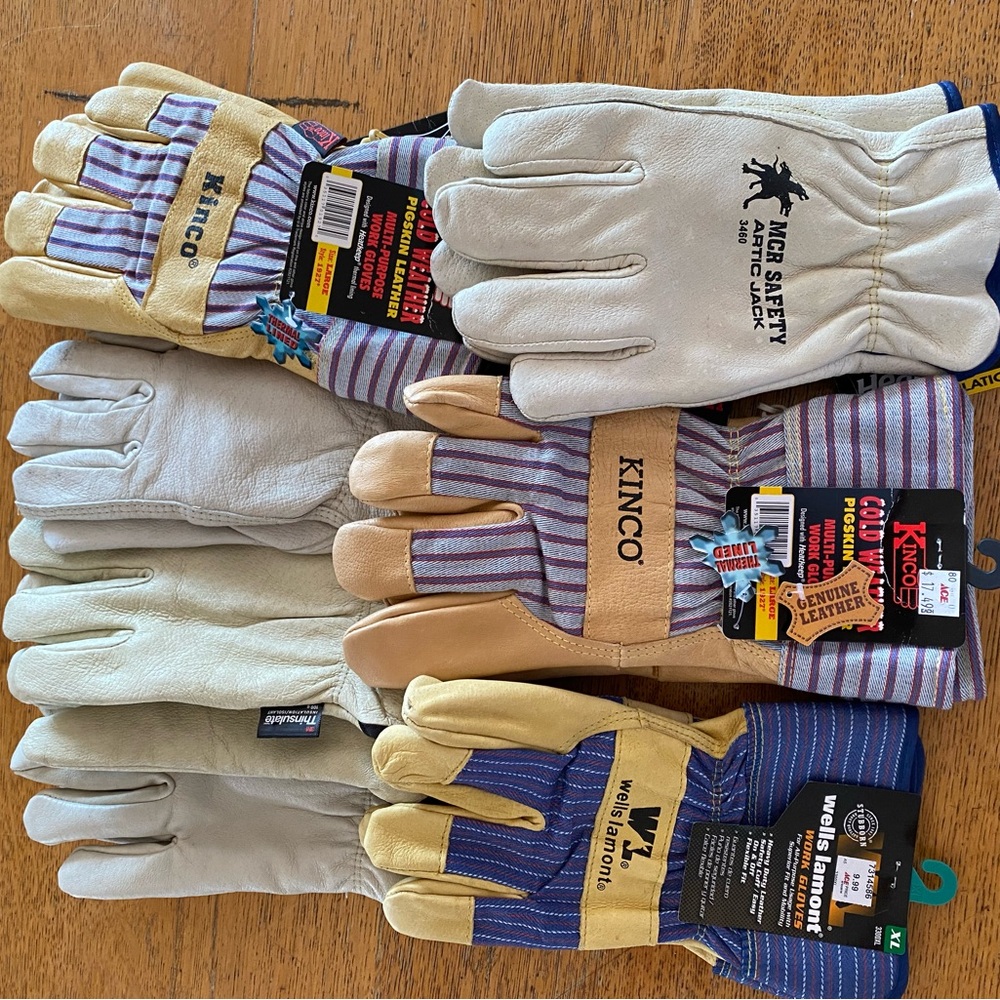 Lot of work gloves